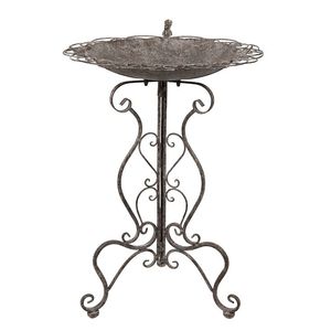 Bain d'oiseaux de jardin haut de gamme en métal et fer forgé, décoration extérieure, taille, forme et couleur personnalisables - Product Image 3