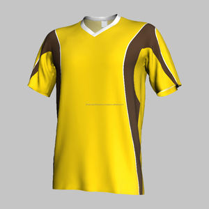 Personalizado 100% poliéster sublimación fútbol americano Jerseys alta calidad hombres mujeres fútbol desgaste uniforme conjunto cuello en V servicio OEM - Product Image 5