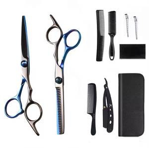 Ensemble de ciseaux de coiffure professionnels Morje Surgical, acier inoxydable tranchant, 28 dents, légers, pour droitiers - Product Image 3
