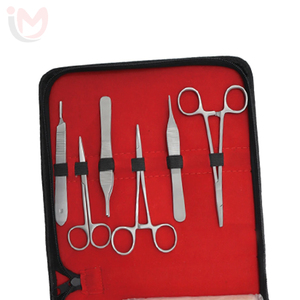Kit de formation aux sutures pour étudiants en médecine avec instruments en acier inoxydable et coussin d'entraînement pour la chirurgie - Product Image 2