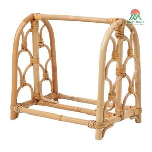 Estante para ropa de muñecas, soporte para muñecas, perchas de ratán hechas a mano, estante independiente para accesorios de muñecas <span class=keywords><strong>Barbie</strong></span> - Product Image 1