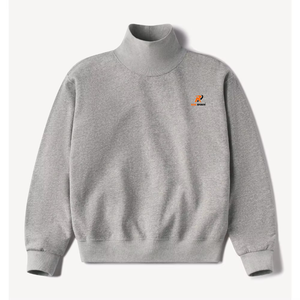 Sweat-shirts à col montant personnalisés, haute qualité, poids lourd, 100% coton, pour hommes, avec logo personnalisé, luxe. - Product Image 1