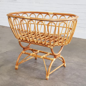 Cunas de ratán hechas a mano para decoración de habitaciones infantiles y muebles a precio económico, moisés para bebés. - Product Image 1