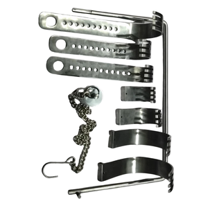 Juego completo de retractores Charnley para incisión inicial, 9 piezas, kit de cirugía ortopédica para reemplazo de cadera, acero inoxidable premium, Pakistán - Product Image 5