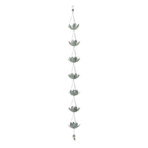 Cadena de Lluvia Metálica Moderna para Jardín y Decoración Exterior - Product Image 4