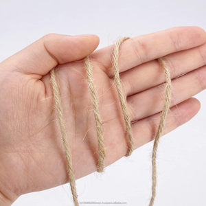 Dây thừng làm từ sợi đay tự nhiên, sinh học phân hủy hoàn toàn, thân thiện với môi trường 100%, dày 3mm, 3/4 sợi, chắc chắn, dùng cho làm vườn - Product Image 5