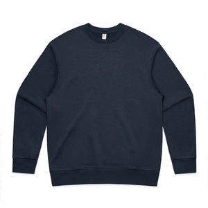 Heavyweight Comfy Grey Sweatshirt For <b>Men</b> Women Unisex Soft Cotton Fleece Plain <b>Pullover</b> Casual Crew Neck Loungewear Sweatshirt - Product Image 3