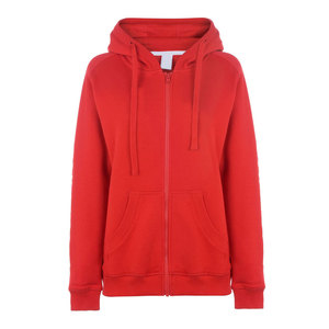 Sudadera con capucha de alta calidad para mujer, informal, de invierno, para exteriores, con cremallera, estilo urbano, de algodón premium, con forro polar, lisa, con cremallera completa. - Product Image 3