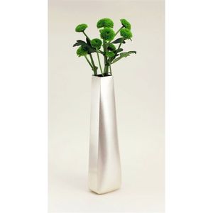 Luxury Tall Silver Metal Floor <b>Vase</b> Elegant Trumpet Flower <b>Stand</b> for Wedding Centerpiece Modern Home Hotel Decorative <b>Vase</b> - Product Image 4