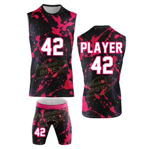 Mashadi IMPEX Ropa Deportiva Transpirable que Absorbe la Humedad, Uniforme de Fútbol Sublimado con Estampado Personalizado para Adultos, Diseño Negro y Rosa - Product Image 2