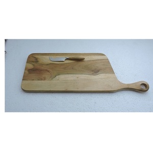 Planche à fromage en bois personnalisée avec outils de découpe, bois de manguier de haute qualité, forme ovale, best-seller, ustensiles de cuisine en bois, utilisation hôtelière - Product Image 6