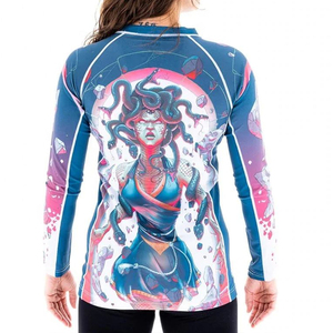 Haut de surf et de natation pour femme, personnalisé, à séchage rapide, anti-UV, respirant, à compression, avec manches, idéal pour la gym et le sport - Product Image 2