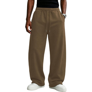 <b>Men</b> Cotton Sweat Pants Straight Leg <b>Trousers</b> Elastic Waist Casual Sports Joggers With Deep Pockets Soft <b>Lounge</b> Bottoms Wholesale - Product Image 5