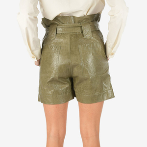 กางเกงขาสั้นหนังคุณภาพสูงสำหรับผู้หญิง ขายส่ง กันน้ำ ระบายอากาศได้ดี ดีไซน์ปรับแต่งได้ - Product Image 2