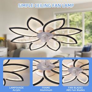 Ventilatore da Soffitto LED da 35,4 Pollici con Telecomando, 6 Velocità del Vento, 3 Temperature di Colore della Luce - Product Image 6