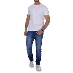 Nuevos Jeans Casuales de Moda para Hombre, Rectos, de Alta Calidad, Transpirables, 100% Algodón, para Otoño y Verano - Product Image 3