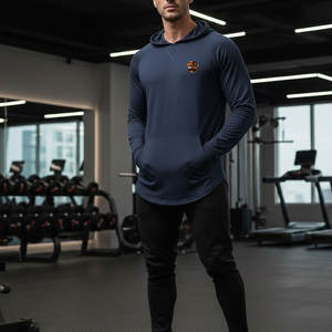 Sudaderas con Capucha para Hombre, Sólidas, Casuales, de Invierno, para Fitness, de Secado Rápido, Material Transpirable y Ecológico, para Sesiones de Gimnasio, Entrenamiento al Aire Libre - Product Image 4