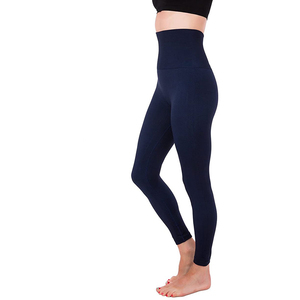 Women's Light Weight Yoga <b>Legging</b> Customized Latest Design with Solid <b>Pattern</b> Mid Waist - Product Image 4