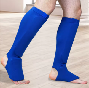 HAWK SPORTS INDUSTRIESTM Jambières en tissu de coton S-M-L Légères pour adultes Toutes saisons Usage quotidien Protection Kickboxing Bleu - Product Image 4
