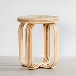 Latest design luxury rattan side <b>tables</b> for bedroom lounge area sustainable wooden <b>coffee</b> <b>table</b> - Product Image 5