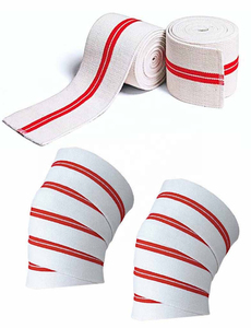 Genouillère de sport haute qualité avec support élastique extensible, idéale pour la musculation et les séances d'entraînement professionnelles au squat - Product Image 2