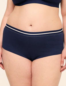 Braguitas de punto estampadas sexys para mujer, talla grande, de spandex/nailon, con logo personalizado en la cintura, ropa interior transpirable - Product Image 3