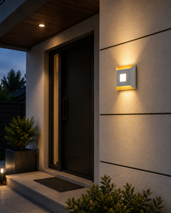 ODM/OEM Modern 5W Square LED Wall <b>Light</b> Outdoor Metal Acrylic Decorative Wall <b>Sconce</b> for Hotel Bedroom Living Room - Product Image 1
