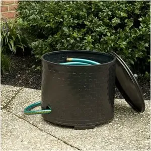 Macetas de Metal Resistentes a la Intemperie, Talladas a Mano, para Mangueras de Jardín Largas, que Añaden Estilo a los Espacios Exteriores - Product Image 2