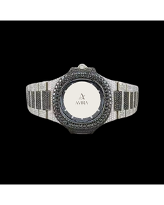 New Arrival Black Diamond Square Alloy Luxury Fashion VVS Moissanite Diamond Mechanical <b>Watch</b> Stainless Steel Sapphire <b>Crystal</b> - Product Image 5