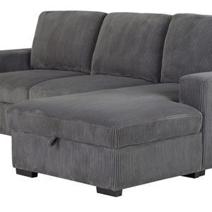 Divano Componibile Melody Grigio per Soggiorno Senza Letto Estraibile - Product Image 3