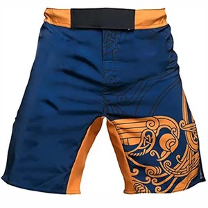 Shorts de combat pour hommes, boxe, MMA, BJJ, grappling, Muay Thai, kickboxing, sans Gi, extensibles, extensibles dans quatre directions, évacuant l'humidité - Product Image 5