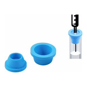 Santoprene-<b>Rubber</b> Pierce-It Stopper for 12-13mm and 16mm Tubes Needle Injection - Product Image 3