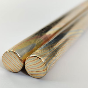 Professional Made Latest Design Mokume Round <b>Bars</b> New Arrival Light <b>Weight</b> Mokume Round <b>Bars</b> - Product Image 1