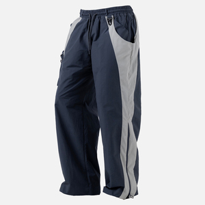 Pantalon de survêtement coupe large en nylon coupe-vent pour homme, léger, style streetwear, haute qualité - Product Image 6