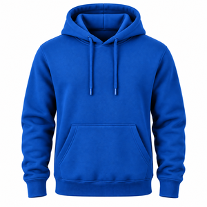 Sweat-shirt à capuche surdimensionné pour homme, couleur unie, décontracté, manches régulières, en coton French Terry, pour l'automne - Product Image 5