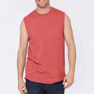 Camisetas sin Mangas para Hombre, para Entrenamiento, Gimnasio, Fitness, Casuales, de Verano, de Algodón, Deportivas - Product Image 2