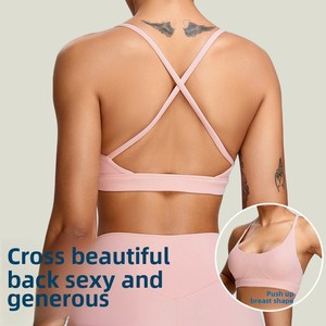 Sujetador Deportivo Transpirable Sin Costuras para Mujer, de Alta Sujeción, Secado Rápido, Ligero, para Entrenamiento, Running, Ropa Deportiva, Top de Gimnasio - Product Image 4