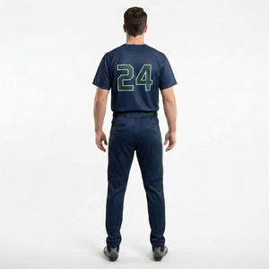 OEM Men's Athletic Activewear Kit-Moisture-Wicking Breathable Polyester/Cotton Jersey <b>Trousers</b> Short Custom Logo Positions - Product Image 2