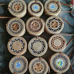 HIGH QUALITY Sustainable Premium Fashionable Rattan Handbag Best Seller Durable Eco Friendly Woven Travel <b>Beach</b> <b>Bag</b> Bulk - Product Image 6