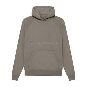 Alta calidad logotipo personalizado Casual con capucha para hombre Sudadera con capucha letra Logo doble línea pecho estilo suéter hombres sudaderas con capucha sueltas - Product Image 3
