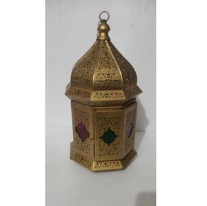 Stylish Design <b>Set</b> Of Two Iron Black Color <b>Lantern</b> Moroccan Customized Size And Shape Hanging <b>Lantern</b> For Hotel And Restaurant - Product Image 4