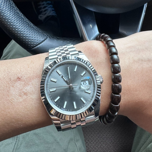 Reloj casual mecánico de lujo JP SK C Factory Gray 904L 3235 con calendario y movimiento automático de 41 mm/31 mm 2236 para parejas - Product Image 2