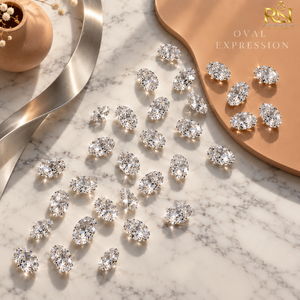 Diamant ovale de 5 carats de qualité supérieure, cultivé en laboratoire, couleur DEF, CVD HPHT |   Pierre précieuse calibrée de qualité supérieure avec options de tailles personnalisées - Product Image 4