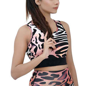 Sujetador deportivo de yoga transpirable y sencillo para mujer, popular al por mayor, con logotipo frontal personalizable, ropa de fitness de alto soporte para gimnasio - Product Image 6