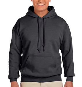 Sudadera con Capucha Gris Claro para Hombre, Corte Regular, Felpa de Algodón, Informal, para Otoño, con Bolsillo, Tejido de Punto, Color Sólido - Product Image 5
