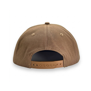 Gorra de Pesca y Caza de Perfil Medio con Visera Plana, Estilo Vintage, de Lona Resistente de 5 Paneles, con Cierre a Presión, Parche con Logotipo y Cuerda Decorativa - Product Image 4