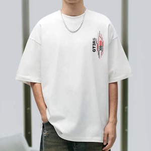 เสื้อยืดคอกลมแขนสั้นผู้ชาย ผ้าถัก 100% คอตตอน 190 กรัม ระบายอากาศ แห้งเร็ว ลายกราฟิก 3 มิติ ดีไซน์ตลก ทรงปกติ - Product Image 4