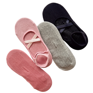 Women's Yoga Ankle Socks Solid Thick Non <b>Slip</b> for Fitness Dance Sporty Summer Autumn - Product Image 2