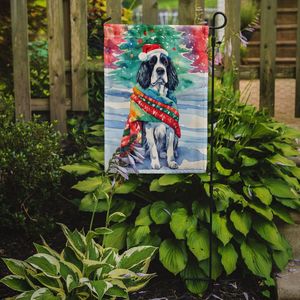 English Springer Spaniel Christmas <b>Garden</b> Flag Multicolor Mailbox Decorative Yard Banner <b>for</b> Patio Artwork <b>for</b> Yard Lawn <b>Sign</b> - Product Image 2