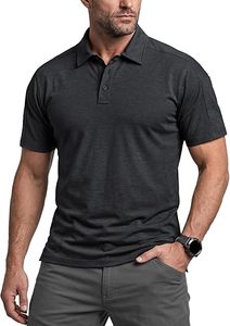 เสื้อโปโลลำลองทรงคลาสสิกสำหรับผู้ชาย ผ้าฝ้าย แขนสั้น |   ผ้าที่สวมใส่สบายและระบายอากาศได้ดี |   พิมพ์โลโก้ตามสั่ง - Product Image 5